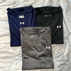 Under Armour Women's Tee Bundle - Black, Gray, and Blue